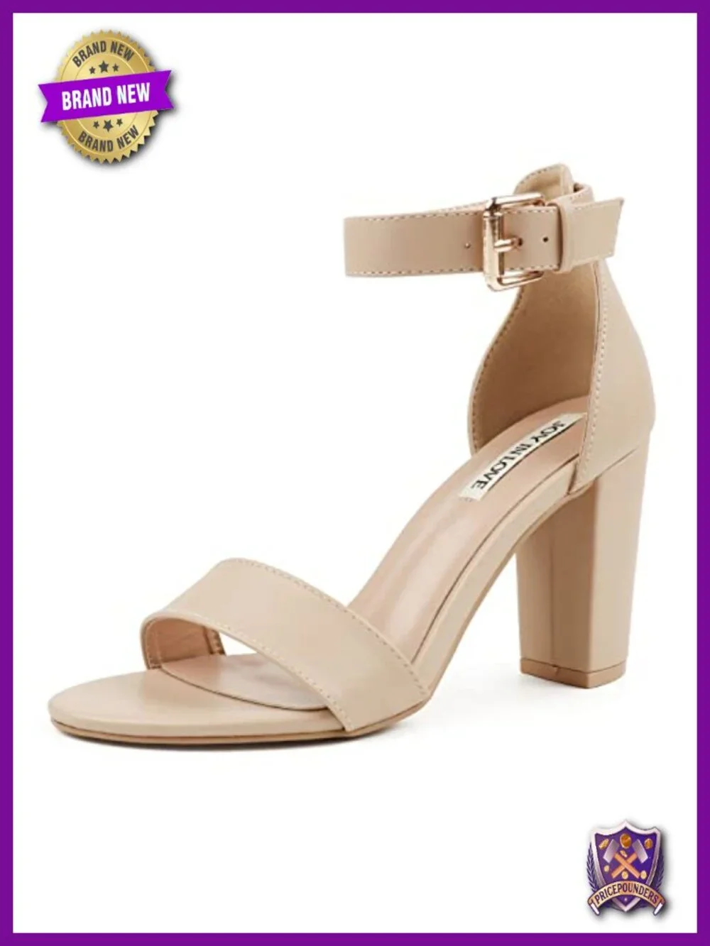 Chunky Block High Heels Ankle Strap Heeled Sandals